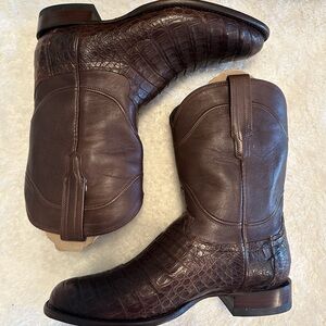 TECOVAS THE COLE Men's Brown Leather Boots.